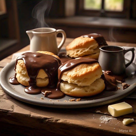 Sweet Southern Comfort: Chocolate Gravy & Biscuits