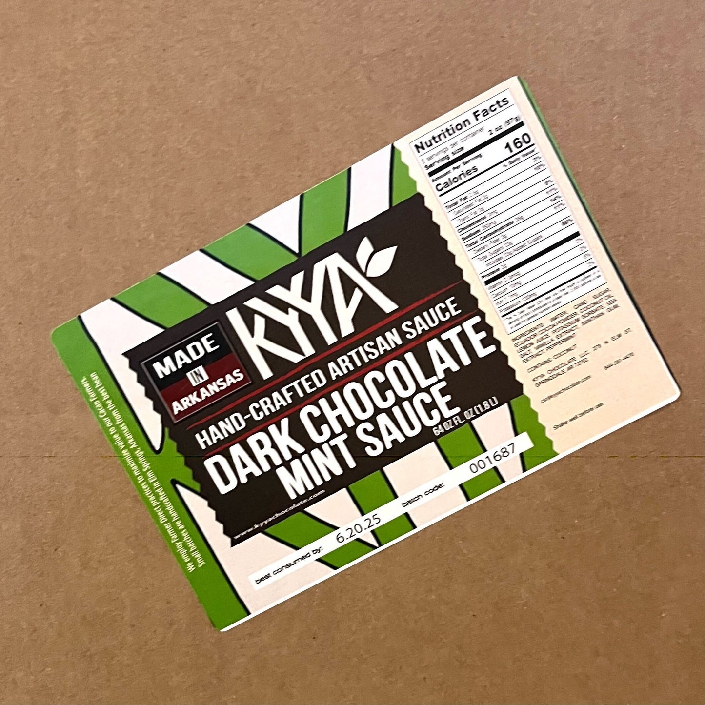 Single Origin Dark Chocolate Mint- Limited Edition- 64oz Bottle