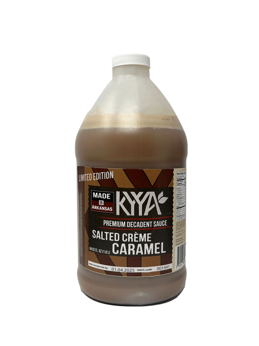 Salted Crème Caramel Sauce- 64oz Bottle