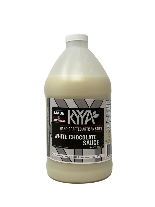 Single Origin White Chocolate Sauce- 64oz Bottle