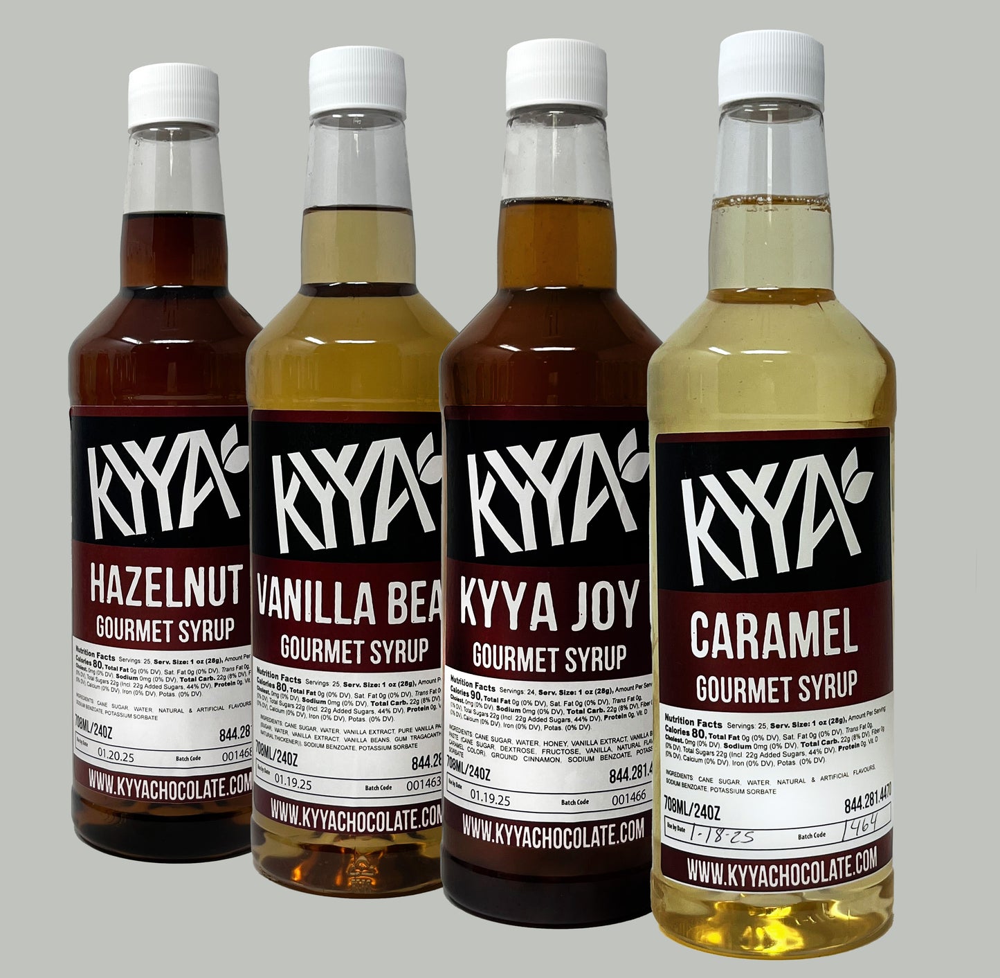 A Kyya Classic Gourmet Syrup Bundle