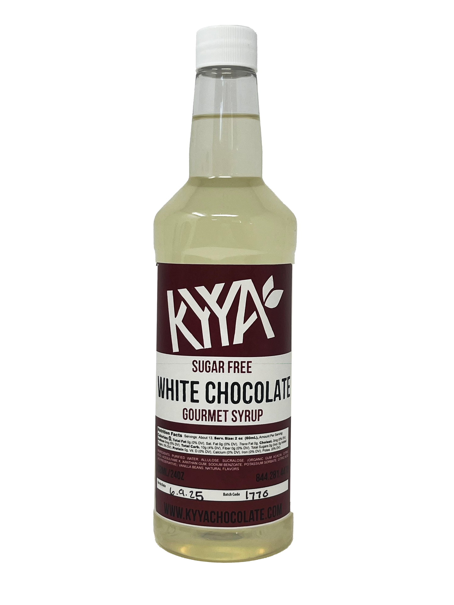 Sugar Free White Chocolate Gourmet Syrup